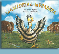 Prairie Chicken Little Spanish edition cover